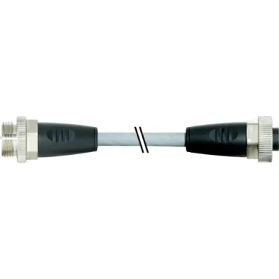 Murrelektronik Sensor-Aktor-Kabel 7000-50021-9610060 | 7/8 Zoll Stecker-Buchse | 5-polig | PUR | 0,6m | grau