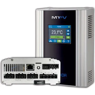 my-PV Photovoltaik Leistungs-Controller AC THOR 9s | 9 kW | 3-phasig | stufenlos | Warmwasser | Touchscreen