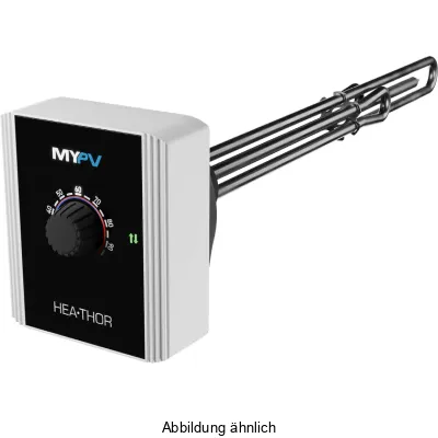 my-PV Einschraub-Heizkörper HEA•THOR 9 kW | IoT Heizstab für dynamische Stromtarife | LAN/WLAN | 1,5" Gewinde