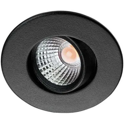 SG Leuchten LED-Einbaustrahler 907015 Nano Tilt | 4W 3000K | 210lm | 36° schwenkbar | dimmbar | hoher CRI >90 | schwarz