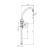 Bild: ND-Badarmatur KWC 115.165 SL 17 C Standard für Waschtisch