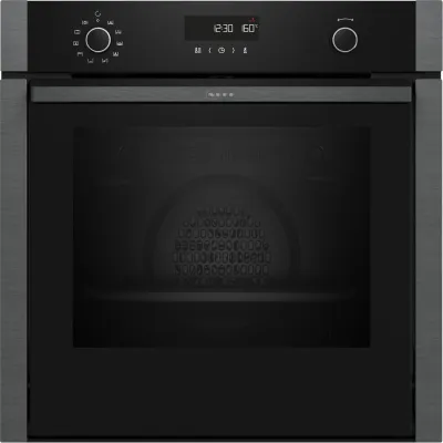 NEFF Einbau-Backofen B5ACH7HG3 N50 | Pyrolyse | Slide&Hide Tür | 8 Beheizungsarten | CircoTherm | 71l | Graphite Grey