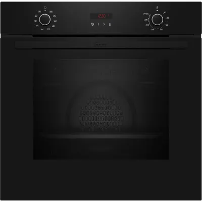 Neff Backofen-Set BX48PB | Pyrolyse | 71l | CircoTherm | Elektro-Kochfeld 80cm | Touch Control | Schwarz/Edelstahl