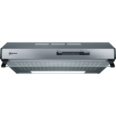 NEFF Unterbau-Dunstabzugshaube D60LAA0N1 | 60 cm | Edelstahl | 250 m³/h | 3 Stufen | LED | Abluft/Umluft | 68 dB