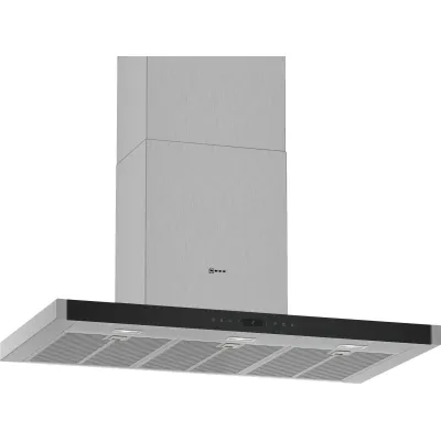 NEFF Wandesse D95BMP5N0 | Dunstabzugshaube 90cm | Abluft/Umluft | 702 m³/h | TouchControl | LED | Edelstahl | EEK A