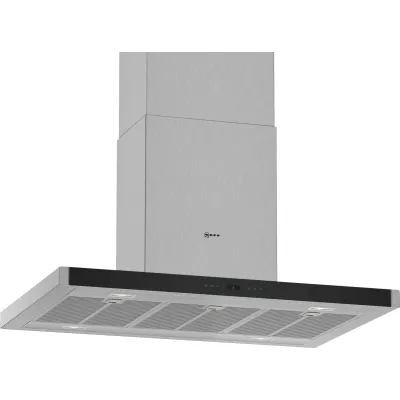 NEFF Insel-Dunstabzugshaube IBMP965N | 90 cm | Abluft/Umluft | 867 m³/h | A+ | TouchControl | LED | Edelstahl