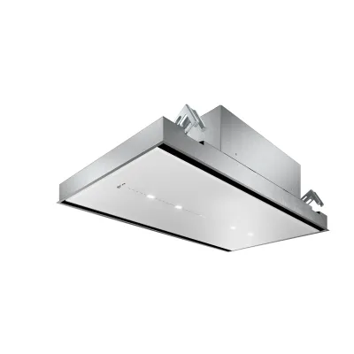 NEFF Deckenlüfter I94CBS8W0 | Dunstabzugshaube 90 cm | Home Connect | 745 m³/h | LED dimmbar | Edelstahl/Weiß