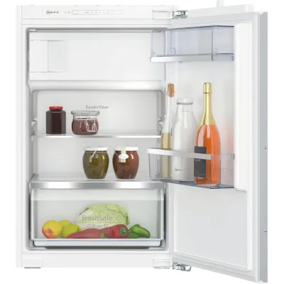 Neff Einbaukühlschrank KI2222FE0 | 119l | Gefrierfach 15l | Nische 88cm | FreshSafe | LED | EEK E | leise 35dB | Festtür