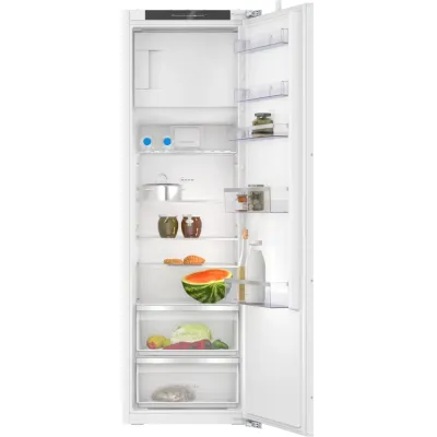 NEFF Einbau-Kühlschrank KI2822FE0 | N50 | 280l | mit Gefrierfach | Festtür | LED | 177cm x 56cm | E-Klasse | FreshSafe
