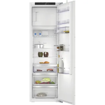 NEFF Einbau-Kühlschrank KI2823DD0 | 246 l Kühlteil + 34 l Gefrierfach | 177 cm | EEK D | Festtür | leise 34 dB