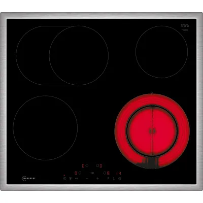NEFF Einbau-Kochfeld T16SDF9L0 | Glaskeramik | 60 cm | 4 Kochzonen | Bräterzone | Touch Control | Schwarz (B-Ware)