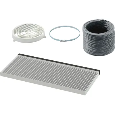 NEFF Umluft-Umrüstset Z51ITI1X4 | Clean Air Starterset | Aktivkohlefilter | Ø150mm Schlauch
