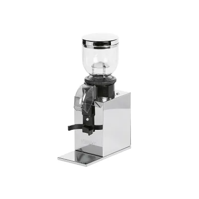 Nemox Kaffeemühle Lux 79750250 | Espressomühle Edelstahl | Kegelmahlwerk | 150W | stufenlos einstellbar | Silber