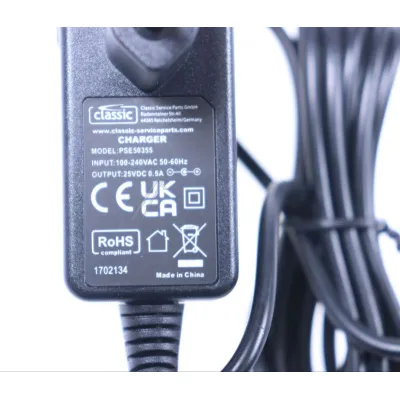 Netzadapter für Staubsauger Classic PSE50355EU 25V-0,5A