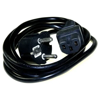 Netzkabel für Kühlschrank Com 1,8m, schwarz