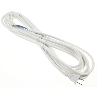 Netzkabel weiß für Kabel AEG 50296718005 6m, Zuleitung