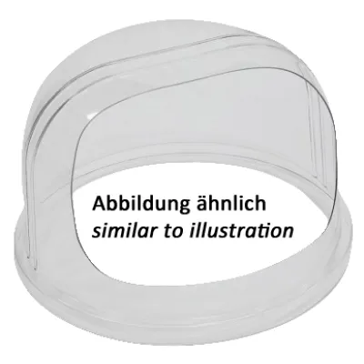 NEUMÄRKER Acrylglashaube 01-51552 | Schutzhaube für Econo Floss & Whirlwind | 650x650x320 mm | 4 kg | transparent