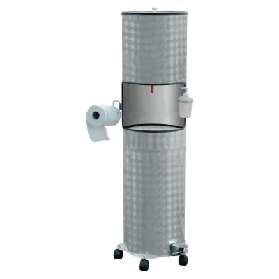 Neumärker Aqua Mobil Handwaschplatz 00-00023 Edelstahl | 12l Tank | Fußbedienung | Seifenspender | Lenkrollen