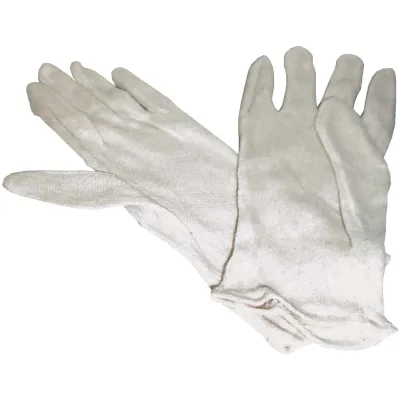 NEUMÄRKER Backhandschuhe 00-90041 | Hitzebeständig | feuerbeständige Baumwolle | 1 Paar | beige/weiß | 0,1 kg
