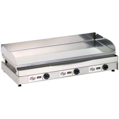 Neumärker Chromstahlbräter Classic 11-80190 | Elektrogrill 90x40 cm | 3 Zonen | 10,2 kW | Edelstahl-Fettwanne