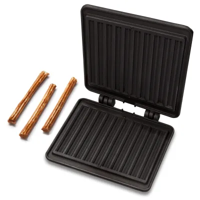 Neumärker Churros Wechselplatten für Thermocook® 32-40772-01 | Backform für 10 Churros | 210x20x14 mm | massives Gusseisen | 15 kg