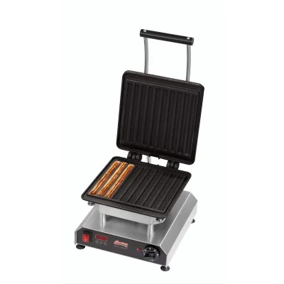 Neumärker Churrosmaker Thermocook® 12-40801-72| Churros Backautomat | Wechselplatten für 10 Churros | Edelstahl | 2,8 kW | 230V