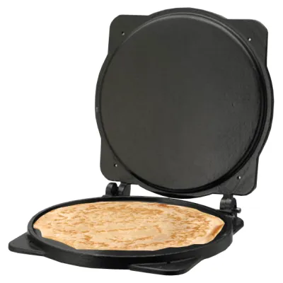 Neumärker Crêpes Backplattensatz 31-40774 | Crêpeplatte Ø 30 cm | antihaftbeschichtetes Aluminium | für Backsystem