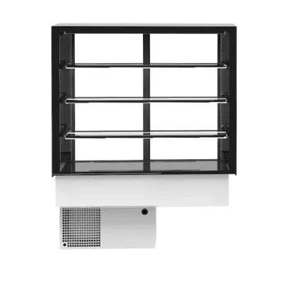Intergra Design-Kühlvitrine DP-100-80 | Drop-in Einbau | doppelt verglast | LED | Umluftkühlung | 1000x600x815 mm
