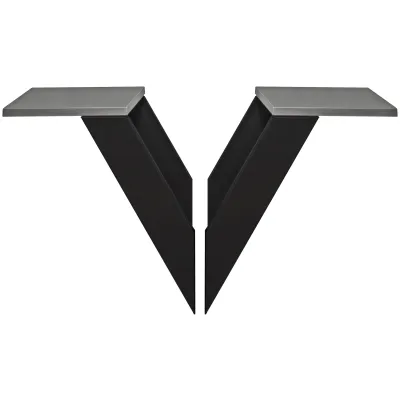 Neumärker Diamant Flügel 17-71610 | Grill-Seitenablage | 2x 300x595 mm | Edelstahl-Arbeitsfläche | Grillzubehör