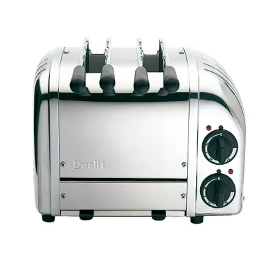 Neumärker Dualit Sandwichtoaster 2er 05-50611 | verchromt | ProHeat | 2 Sandwiches | 1,5 kW | 230V | 28 mm Schlitze