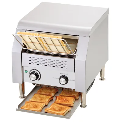 Neumärker Durchlauftoaster 00-50909 | Toaster Gastro | Edelstahl | regelbare Bandgeschwindigkeit | 150 Toasts/Stunde