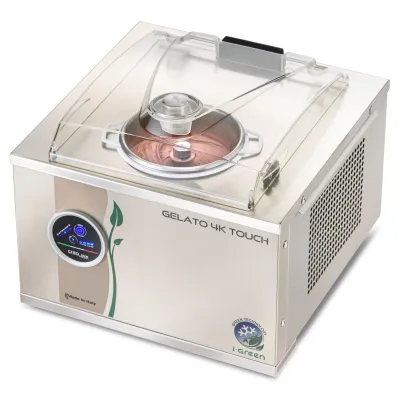Neumärker Musso Eismaschine Gelato 4K Touch 05-90380TN | 2,5 Liter Edelstahlbehälter | 320 W | Touch-Screen | Profi Speiseeisbereiter