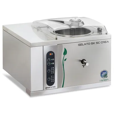 Neumärker Gelato Eismaschine 5K SC Crea 05-90379N | 3,2 L Edelstahlbehälter | 500 W | Ablasshahn | Induktionsmotor | Profi-Eisbereiter
