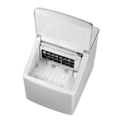 Neumärker Eiswürfelbereiter Compact II 00-10206N | Klarer Eiswürfelmacher | 15 kg/24h | 2,3 L Tank | Silber