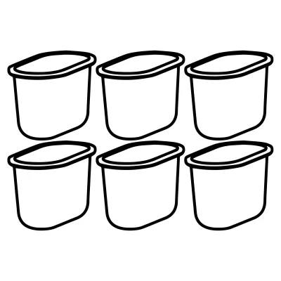 Neumärker Ersatz-Wasserfilter für Profi-Milchaufschäumer | 6er Set | reduziert Kalkablagerungen | langlebig | 0,2 kg