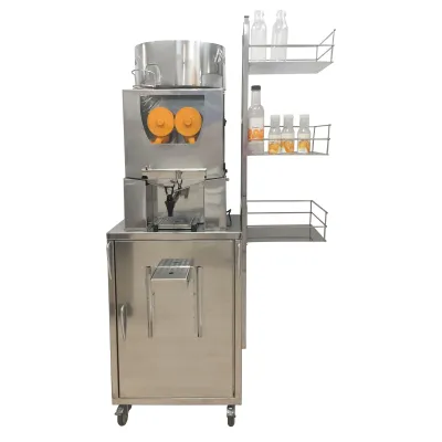 Naranja Flaschenregal für Orangensaftpresse SB | Regal für PET-Flaschen | Bodenmaß 370x360 mm | 15 kg