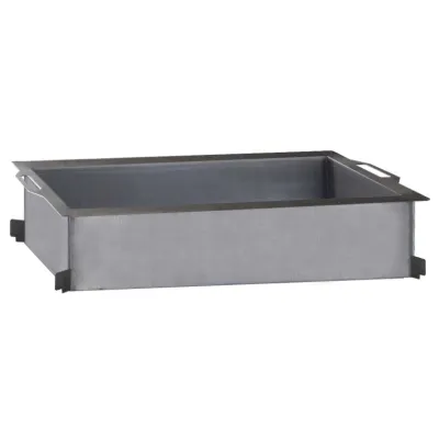 Neumärker Frittierpfanne für Gas-Kombi-Bräter 3 | 01-50482-01 | Schwarzblech | 650x530x150 mm | 8 kg