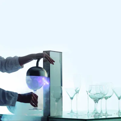 Neumärker Glasfroster 05-70155 | CO2 | LED | kompakt | Schockfroster für Gläser | Bar & Gastronomie