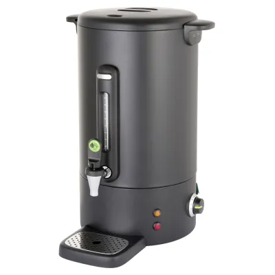 Neumärker Modern Winter Glühweinkessel 16 Liter 05-10550N | Edelstahl mattschwarz | Warmhaltefunktion | 1,65 kW | 230V | Polypropylen-Griffe