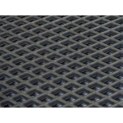 Neumärker Grillrost Gusseisen 17-80500 | halber Rost Diamant Grill | 600x300x15 mm | wendbar | 7,4 kg