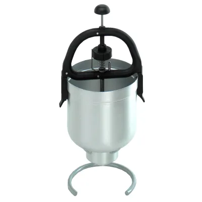 Neumärker Handdispenser 00-40256 | Teigportionierer manuell | 3 Liter | Aluminium | zerlegbar | inkl. Ständer