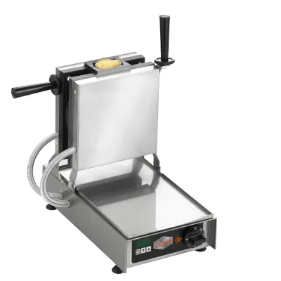 Neumärker Waffelautomat Helios Vertikal 12-40460| auswechselbare Backplatten | Digitaltimer | Edelstahl | 230V