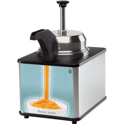 Neumärker Hot-Topping-Spender 00-51530 | Käsesoßenspender elektrisch 2,8L | beheizter Zapfhahn | Edelstahl