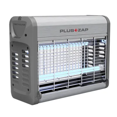 NEUMÄRKER Insektenvernichter PlusZap 16 05-10040 | elektrisch | 40 m² | 2x8W UV | Aluminium | flexibel montierbar