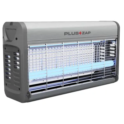 Neumärker Insektenvernichter PlusZap 30 05-10049 | 2x15W UV | 80 m² | Aluminium | Wand/Decke/Stand | 05-10049