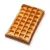 Bild: Neumärker Kant-Waffel Wechselplatten für Thermocook® 32-40725-01 | Waffeleisen Wechselplatten | 2 Waffeln 153x80 mm | Gusseisen