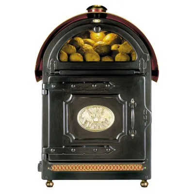 Neumärker King Edward Potato Baker 05-51202 | Heißluftofen für 25 Kartoffeln | 2 Roste | Bordeaux-Rot