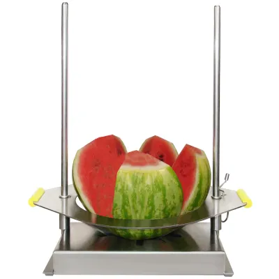 Neumärker Melonenschneider für Wassermelonen 05-50541 | Edelstahl | 500x600x400 mm | 7,5 kg | für runde & ovale Melonen