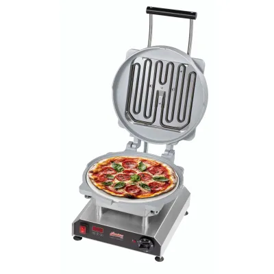 Neumärker Minipizzaofen Thermocook® 12-40801-76 | Pizzaofen Ø 30 cm | Pizzastein | Edelstahl | 2,8 kW