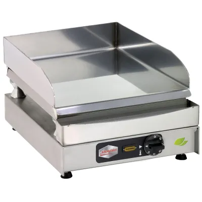 Neumärker Chromstahlbräter Mini | Elektro Tischgrill 11-80188 | 3,4 kW | 30x40 cm Grillfläche | Edelstahl | silber